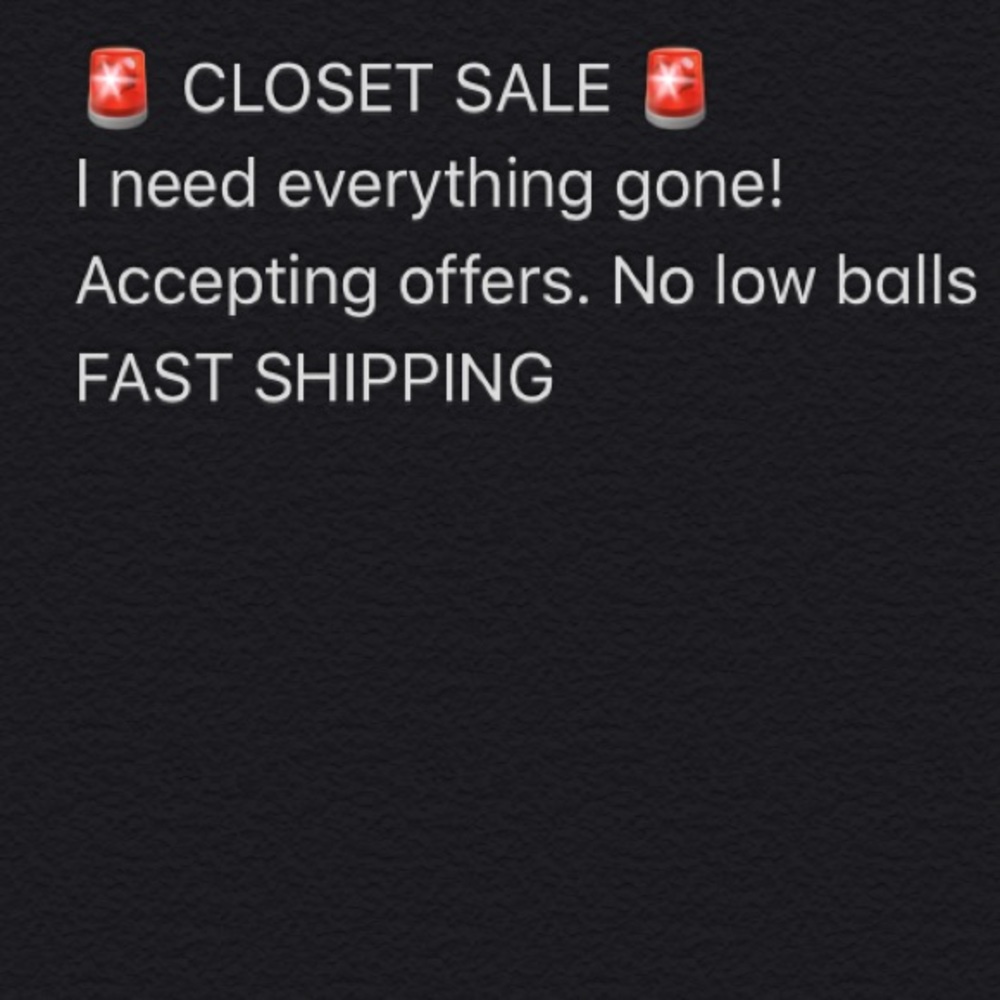 CLOSET SALE